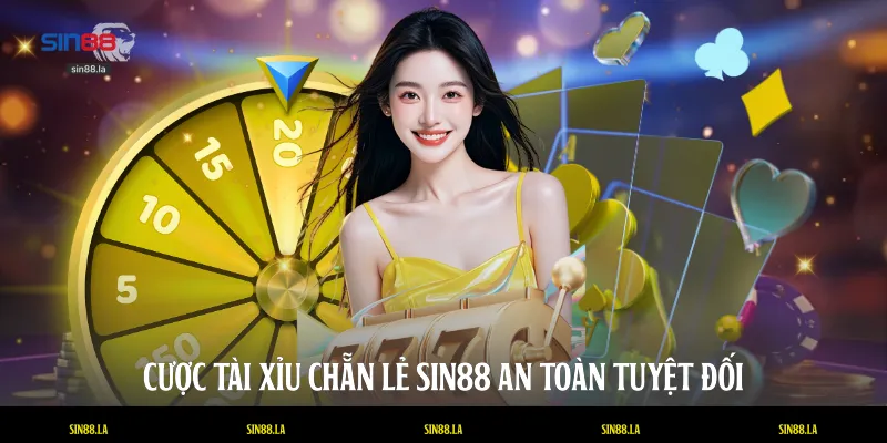 Cược tài xỉu chẵn lẻ SIN88 an toàn tuyệt đối