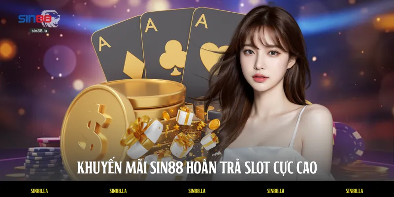Khuyến mãi SIN88 hoàn trả Slot cực cao
